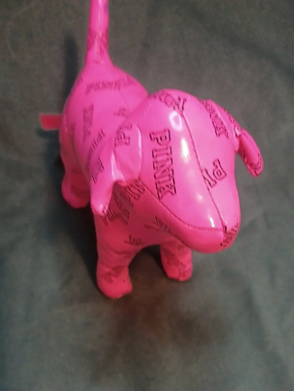 PINK Victoria's Secret Hot Pink Logo Plush